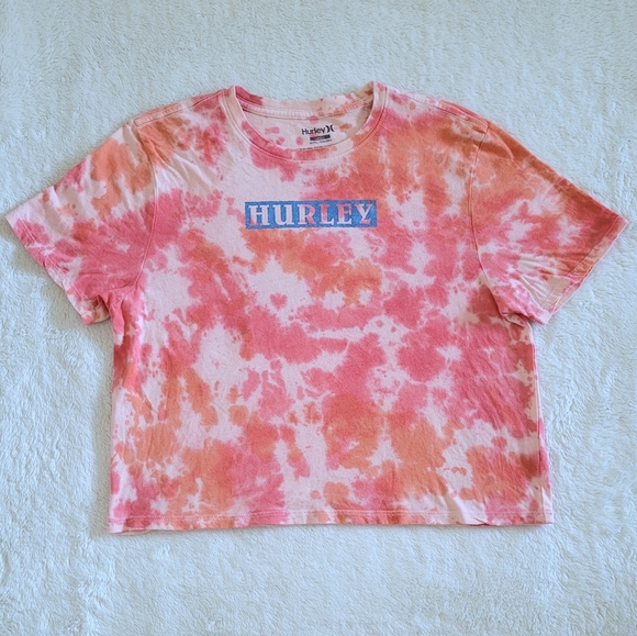Hurley🌊 Tie Dye Cropped Tee👕 - NWT - Picture 10 of 11